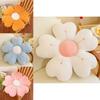 Comfortable Rabbit Hair High Weight Plush Daisy Cushion For Home And Office Use
