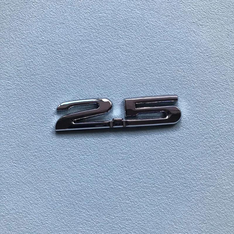 3D kovové logo 2.0 2.5 AWD Písmena Znak na kufr auta Odznak Samolepka 2.5 AWD Samolepka Příslušenství
