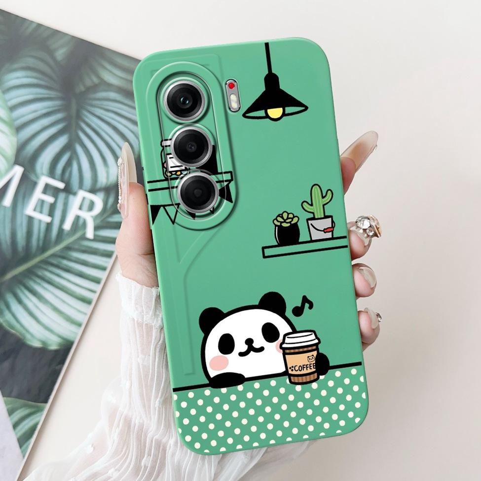 For Tecno Camon 40 Pro 5G Case CM7 Cute Cat Panda Fashion Flowers Love Back Cover For Camon 40 Pro 5G Tecno Phone Case Silicone