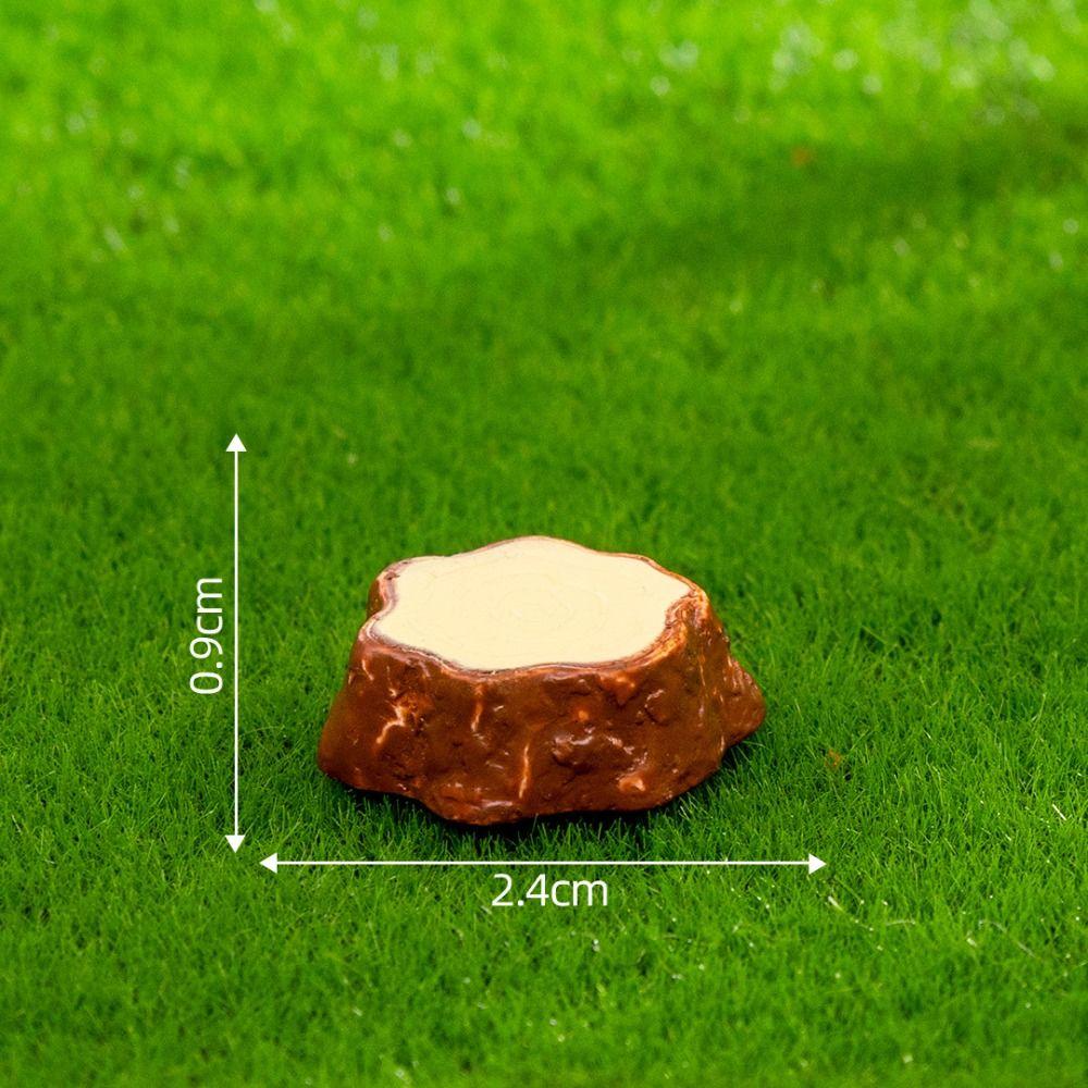 Resin Camping Tiny Brown Bear Statue Kids Toy Bonsai Micro Landscape Furniture  Home Decoration