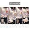 Mobile phone lanyard crossbody extended shoulder pearl hanging chain mobile phone clip detachable hook buckle women's outdoor mountaineering