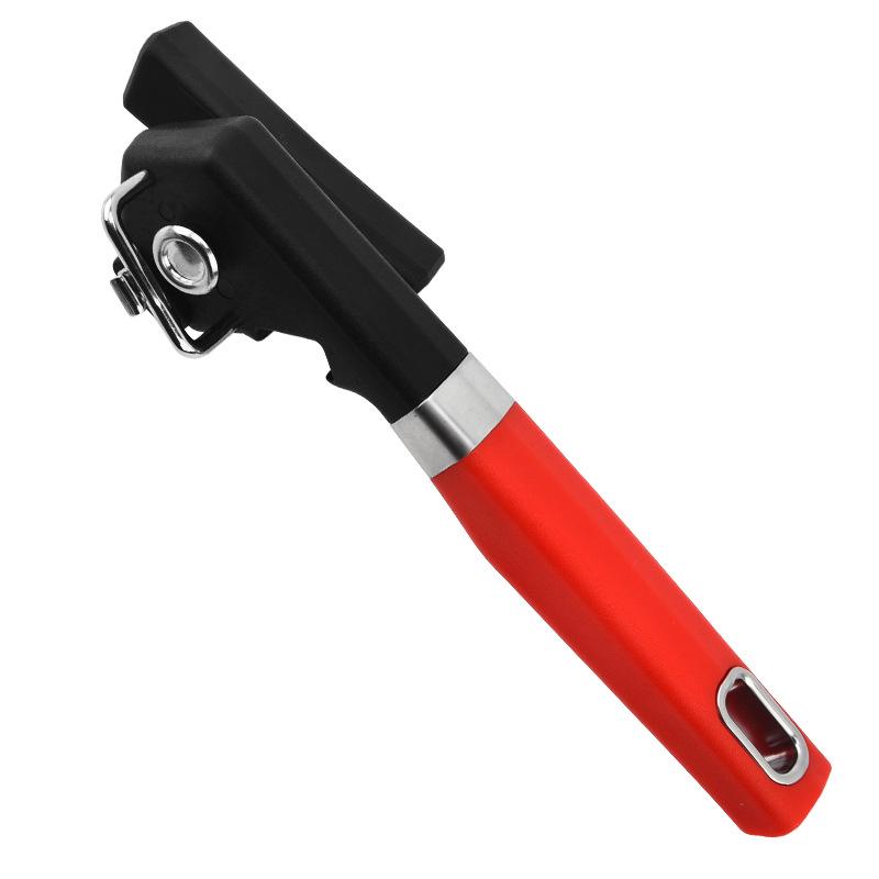 Stainless Steel Single Handle Side Cut Safety Can Opener