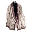 Fashion Light Luxury Little Bee Pattern Imitation Cashmere Scarf Korean Version Versatile Warm Shawl Thickened Outer Scarf