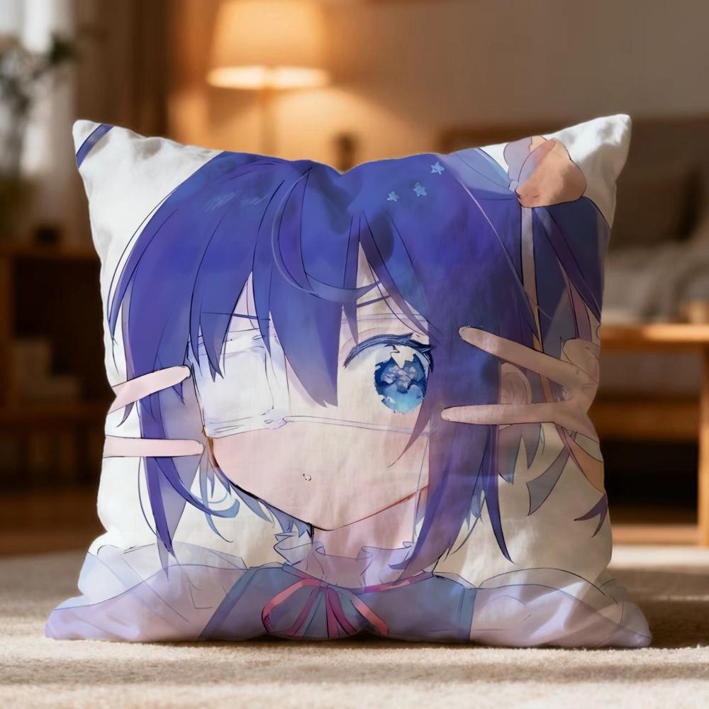 Fashion L-LLove, Chunibyo & Other Delusions Cushion Cover Soft Washable Pillow Case Multi-Scene for Couch Bed Travel Office Use