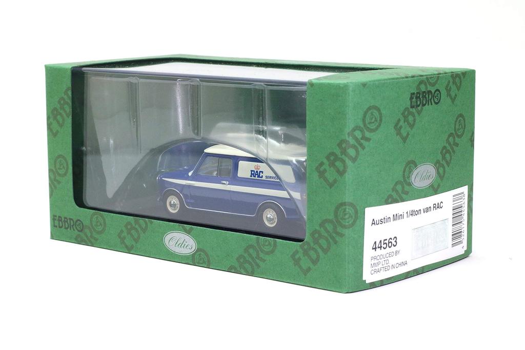Ebro Austin Mini Van RAC Blue Finished Product 1/43