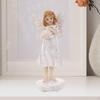 Angel Statue, Resin Sculpture, Creative Figurine, Desktop Ornament for Birthday Gift Home