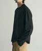 ROTEMBER Layered Crop Long Sleeve T-Shirt [Black]