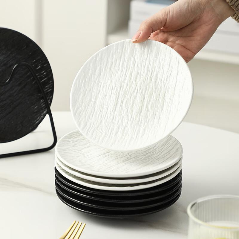 Zhi Shi Ceramic Spit Bone Dish Set with Storage Rack