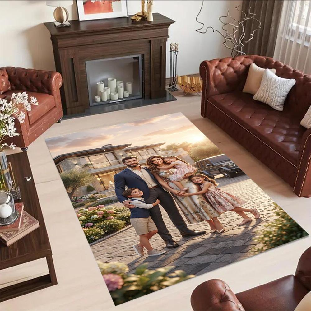 Customize Photos Customize picture Floor Mat Design for Dormitory Game Room Decorate room Dining Room Antislip Carpet Office home decor