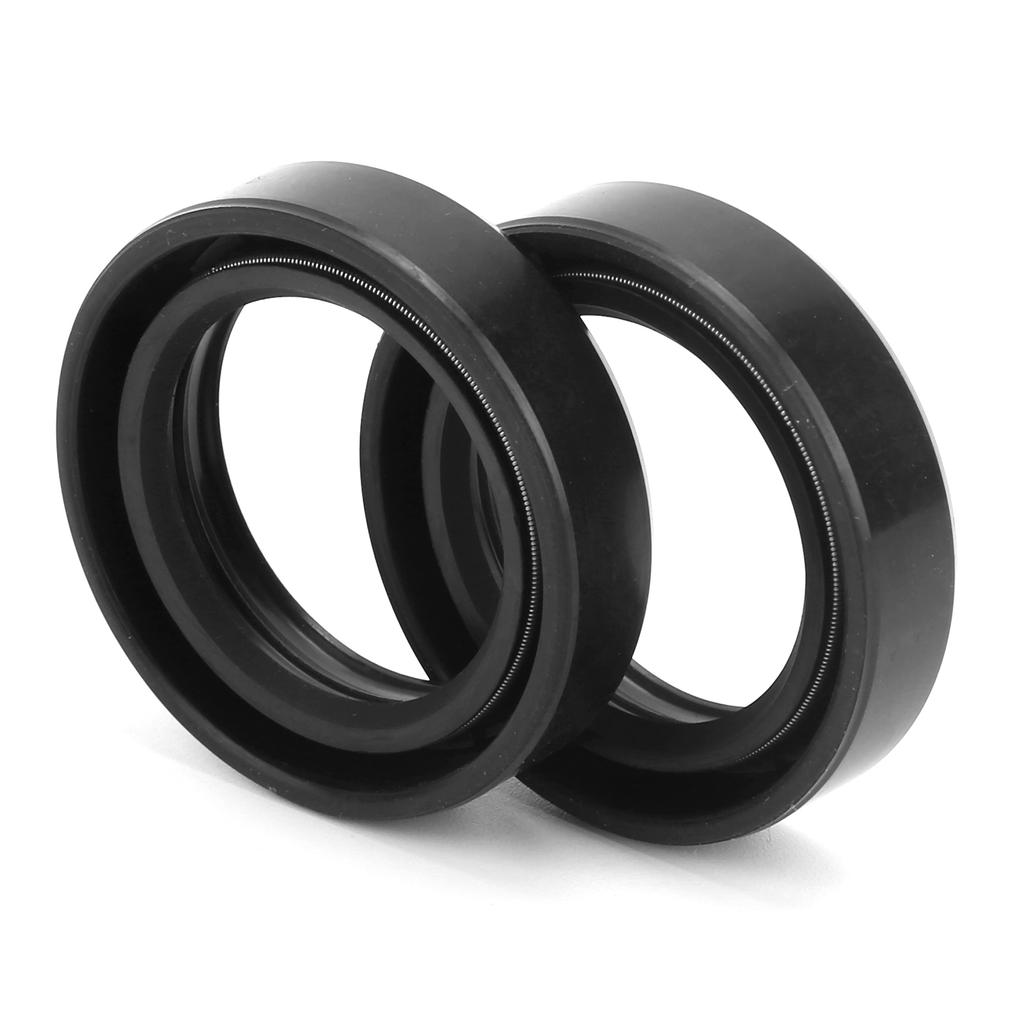 2Pcs Oil Seal Motorcycle Front Fork Damper Absorber Rubber Dust Cover Fit for Haojue 42x30x10.5mm
