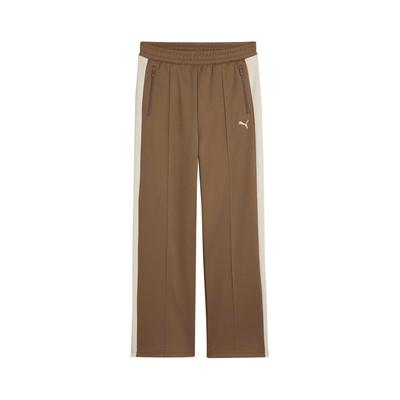 Bequeme Strapazierfähige Retro Sport Splicing Strickhose Damen Hose Braun 631971-93
