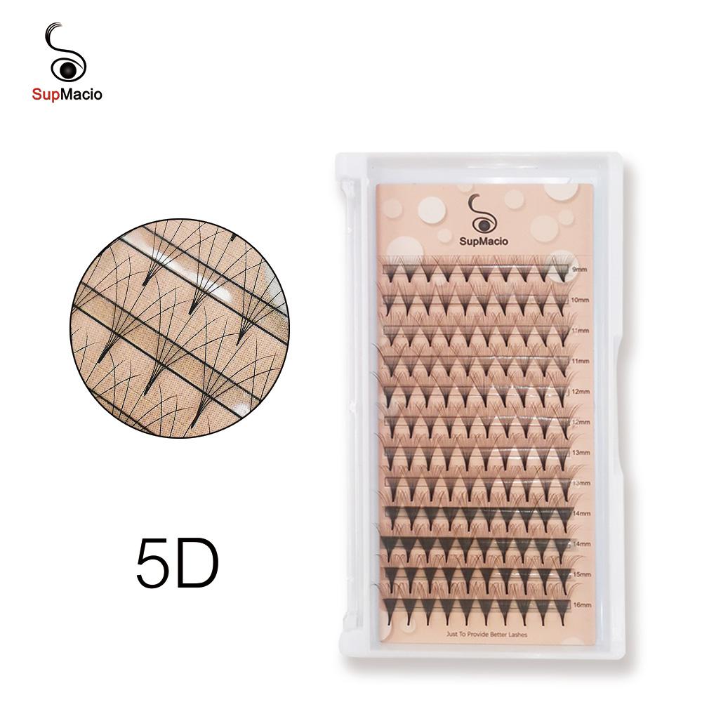 Premade Fan Lash Extensions Bouquet Eyelash Extension C/D Curl Pointy Base Premade Fans Russian Volume Eyelashes Silk Long Stem