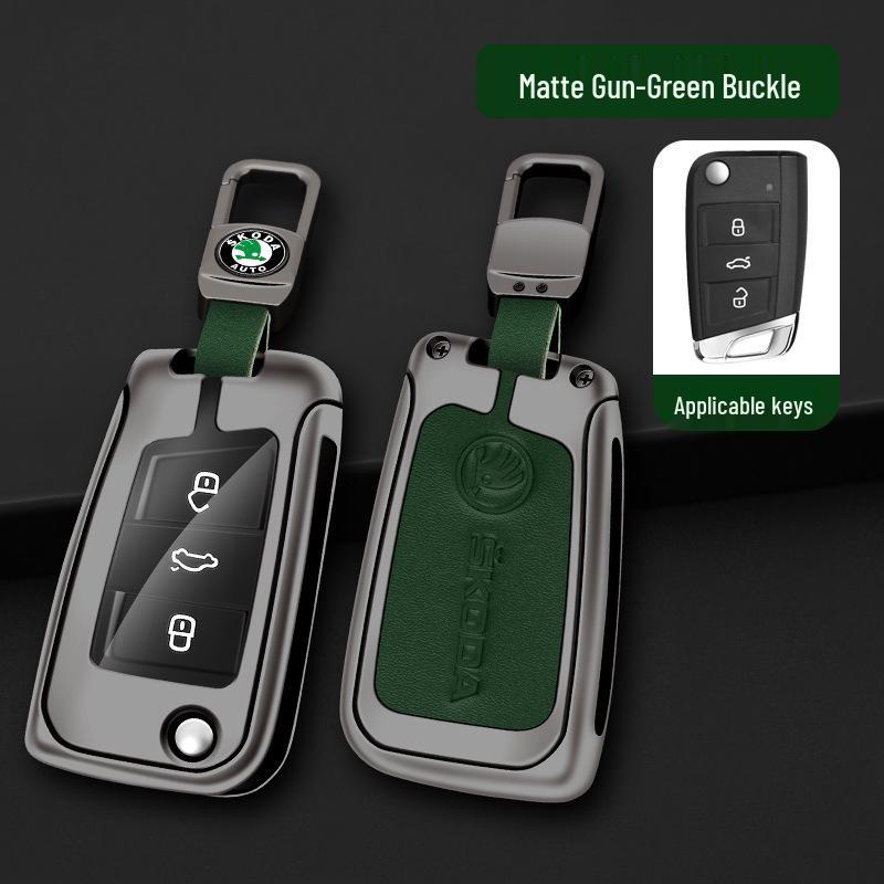 Skoda Key Case for Octavia, Fabia, Kamiq, Superb, Kodiaq, Karoq - Protective Shell