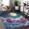 1pc Unicorn Fantasy Office Chair Mat - Anime Cartoon Design, Non-Slip Carpet for Home Decor, Suitable for All Seasons, Perfect Gift for Office and Gam