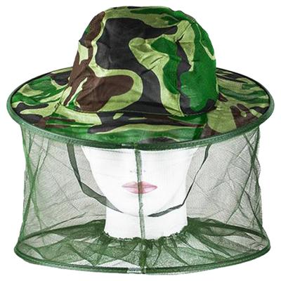 Outdoor Camo Mosquito Insect Bee Bug Mesh Net Cover Hat Head Face Protector