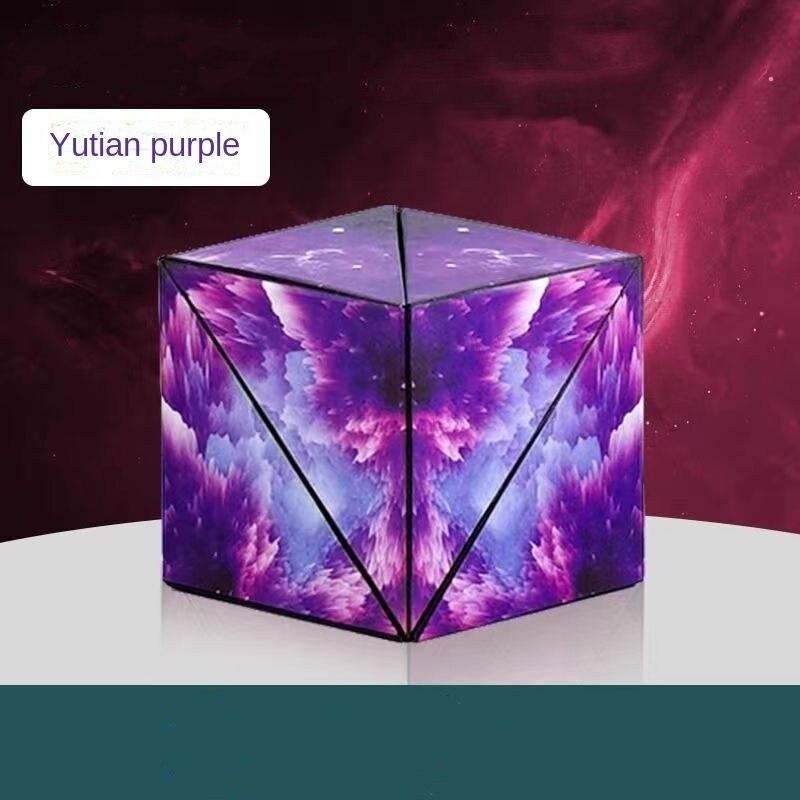 

Разнообразие Кубик Рубика Трехмерная геометрия Магнитный Сильный Магнитный Тренировка мышления Вариация Пространство Третьего порядка Четыре Детские игрушки MIT 6*6*6cm фиолетовый