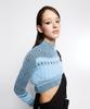 LARTIGENT L7 Colorblock Knit Bolero(Navy)
