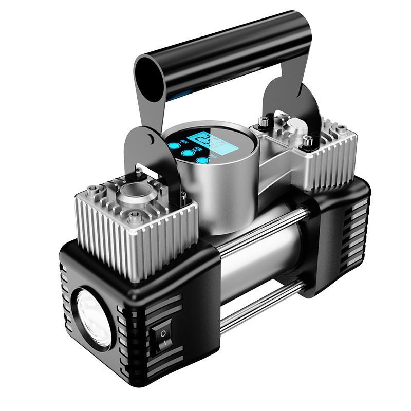 

12 В портативный двухцилиндровый автомобильный и бытовой воздушный насос