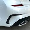 Für BMW 3er Zubehör G20 G28 318i 320i 325i 330i 2019-2020 Heckstoßstangen-Flossenabdeckung Verkleidung Seitensplitter Flügelspoiler Canard