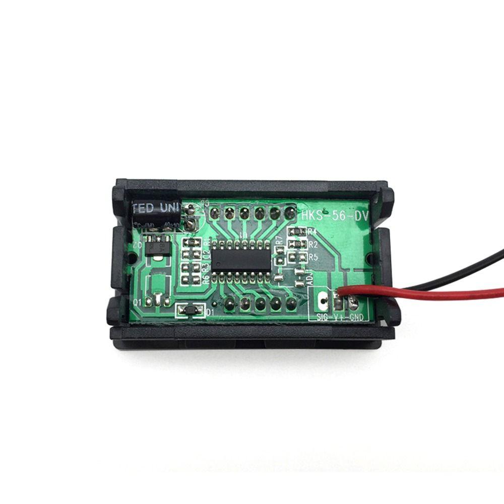 DC Voltage Display Automotive Voltmeter LED Digital Voltmeter Voltage Gauge Voltage Panel Meter