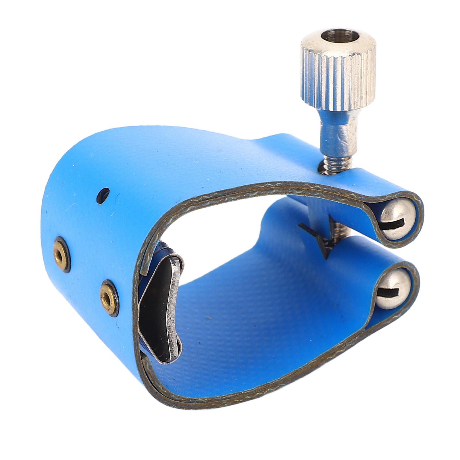 

Мундштук для тенор-саксофона Кожаная лигатура Зажим Точный Регулируемый Зажим для лигатуры саксофона