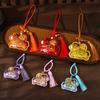 Hanging Decor Embroidered Horse Keychain Cute Design Pony Pendant  Zodiac Celebration