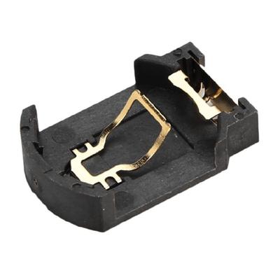 3V CR2032 CR2025 Coin Cell Battery Holder ABS Housing Metal Gold-Plated Contacts Quick Replacement For Sensors Remote