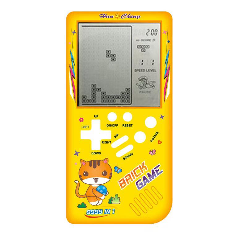 Klassische nostalgische Großbild-Tetris-Spielmaschine: Augenfreundliches pädagogisches elektronisches Spielzeug für Kinder