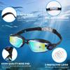 High-definition Swim Goggles with Retail Box Large-frame Swimming Goggles Anti-fog No Leaking for Boys And Girls Adult Women Men
