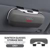 For Audi A4 A3 A6 TT S4 S5 S6 A1 A2 A5 A7 A8 Q1 Q2 Q3 Q4 Q5 Q6 Q7 Q Car Visor Sunglasses Glasses Case Clip Eyeglasses Box Holder