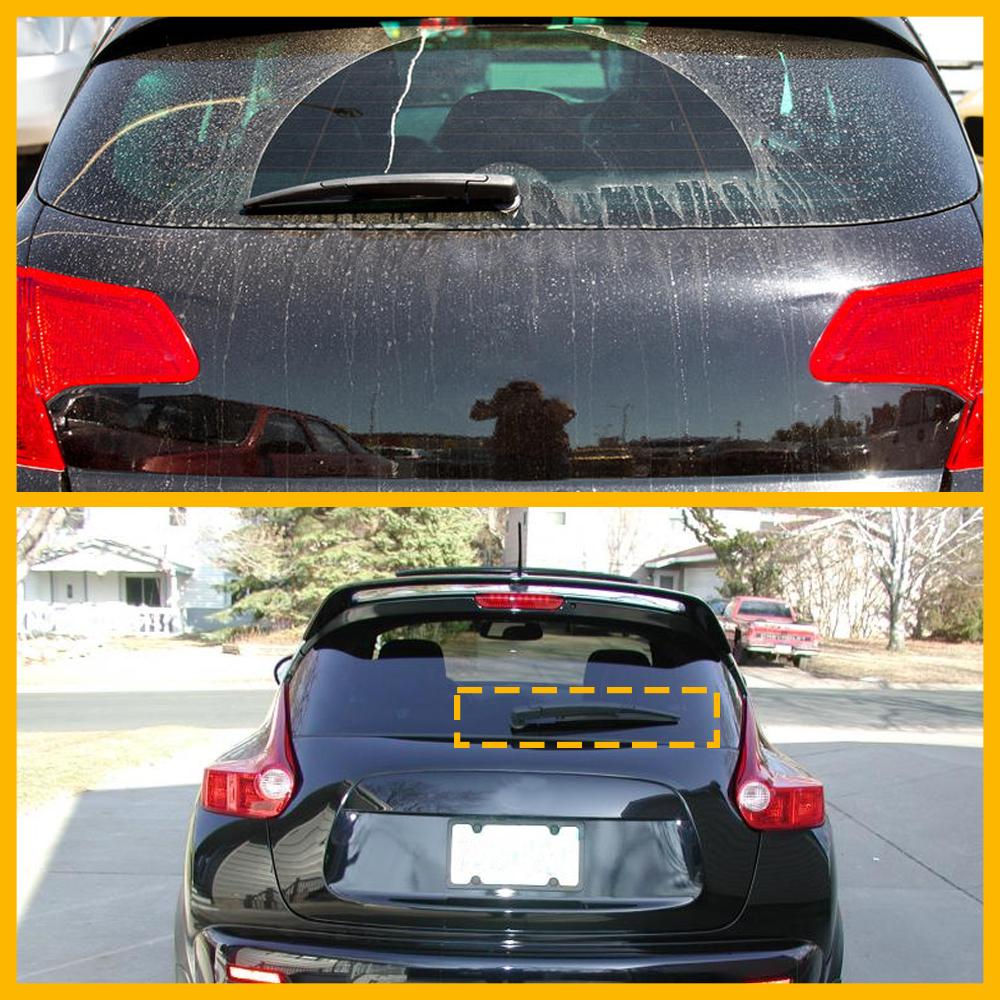 Rear Windscreen Wiper Blade Wiper Arm Kit For NISSAN JUKE 2016 2015 2014 2013 ROGUE 2008 2009 2010 2011 2012 2013 Window Wiper