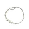 Korean Style Baroque Freshwater Pearl Bracelet with Branch Texture