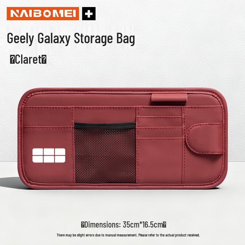 Geely Galaxy Xingyuan L6 Xingyao 8 E8 E5 Car Sun Visor Glasses Clip Storage Bag