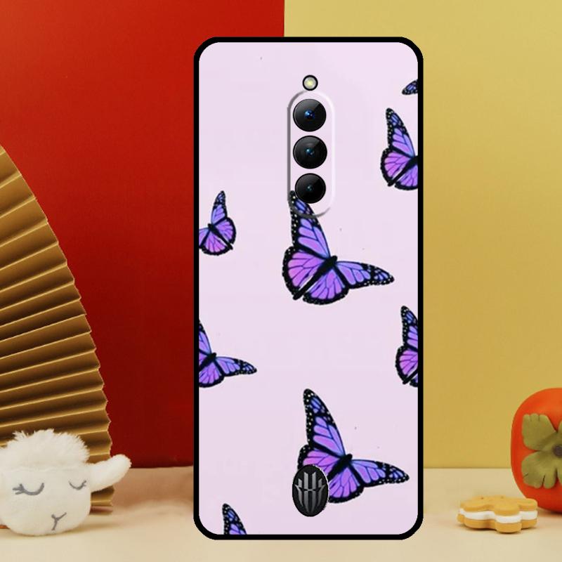 Cute Aesthetic Butterfly Case For Nubia Red Magic 10 9 8 Pro Plus 6 7 6S 7S Pro 5G 6R RedMagic 8S 9S Pro Plus Cover