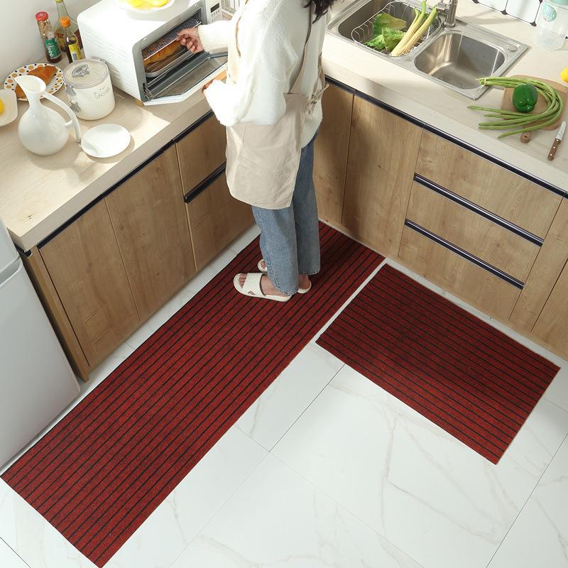 Seven Stripes Non-Slip Waterproof Kitchen Entrance Mat