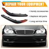 1Pair Front Bumper Trim Strip Lamp Cover 2038852121 2038852122 For Mercedes Benz C-Class W203 2000-2004(US Version)