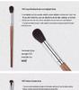 Tapered Wool Animal Hair Makeup Brush for Eyeshadow, Blending, Concealer, and Lip & Brow Application.