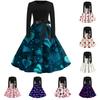 Women's Casual Fashion Valentine's Day Heart-themed Retro Round Neck Dress