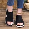 Women'S Shoes Summer Fashion Casual Beach Shoes Women'S Sleeve Flying Sandals Flat Bottom Hollow-Toed Roman Shoes