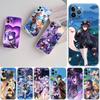 CJ60 Genshin Impact Case for LG K22 K30 K40 K40S K41 K42 K50 K50S K51 K51S K52 K61 K62 K71 K92 Q60 Q61 V40 V50 V60