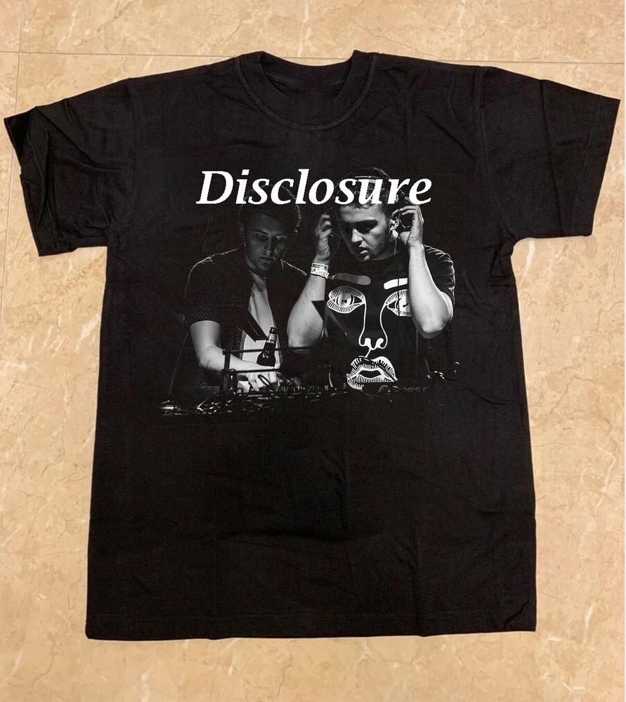 NEW Disclosure band Black Cotton Unisex All size S-5XL Gift Fans T-shirt Unisex T-Shirt Graphic Tee M