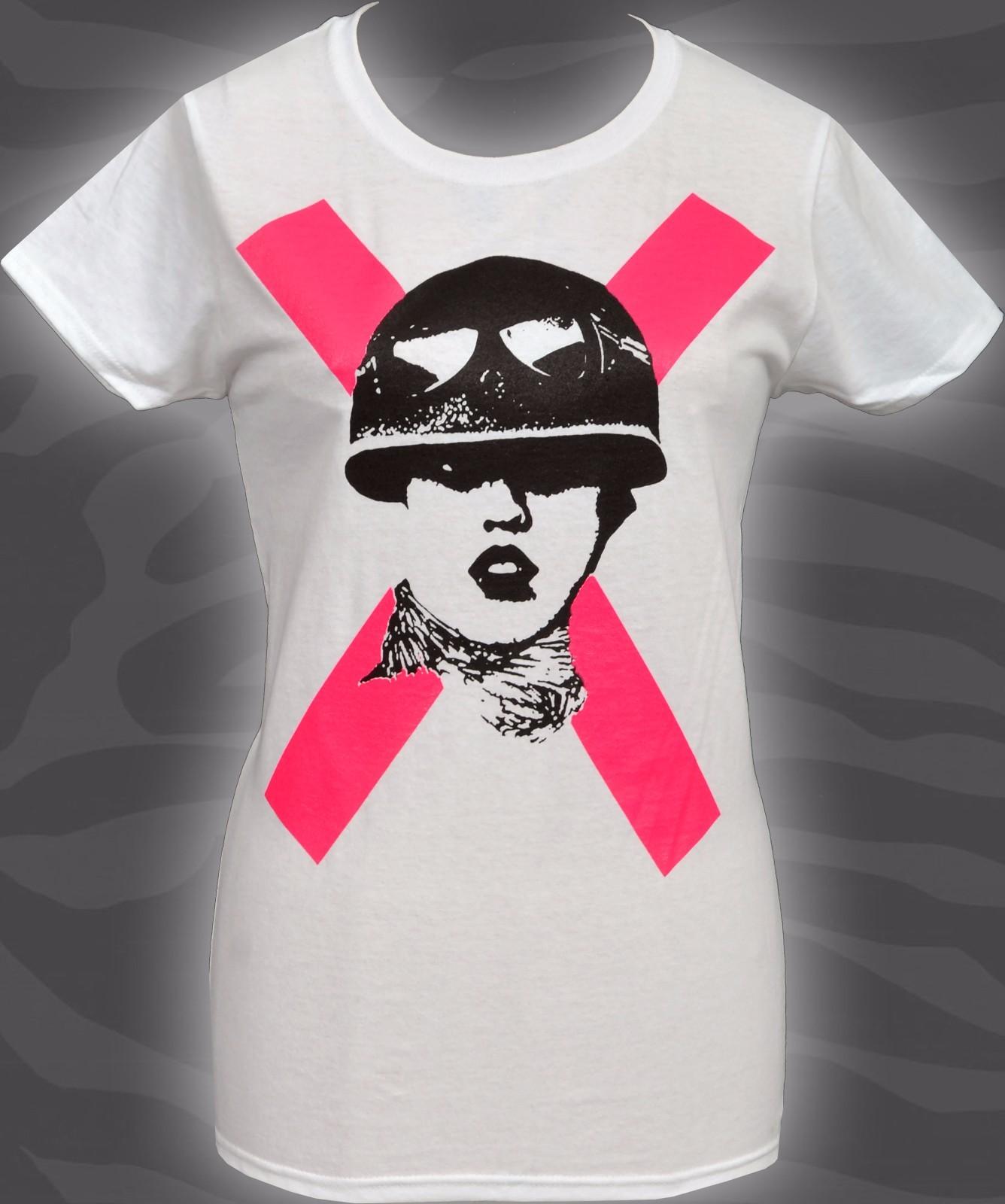 X-Ray Spex Womens Punk T-Shirt Poly Styrene Day glo 1977 XS-5XL M