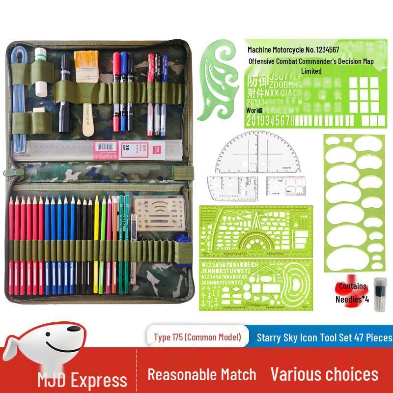 Topography Mapping and Commander Ruler Set