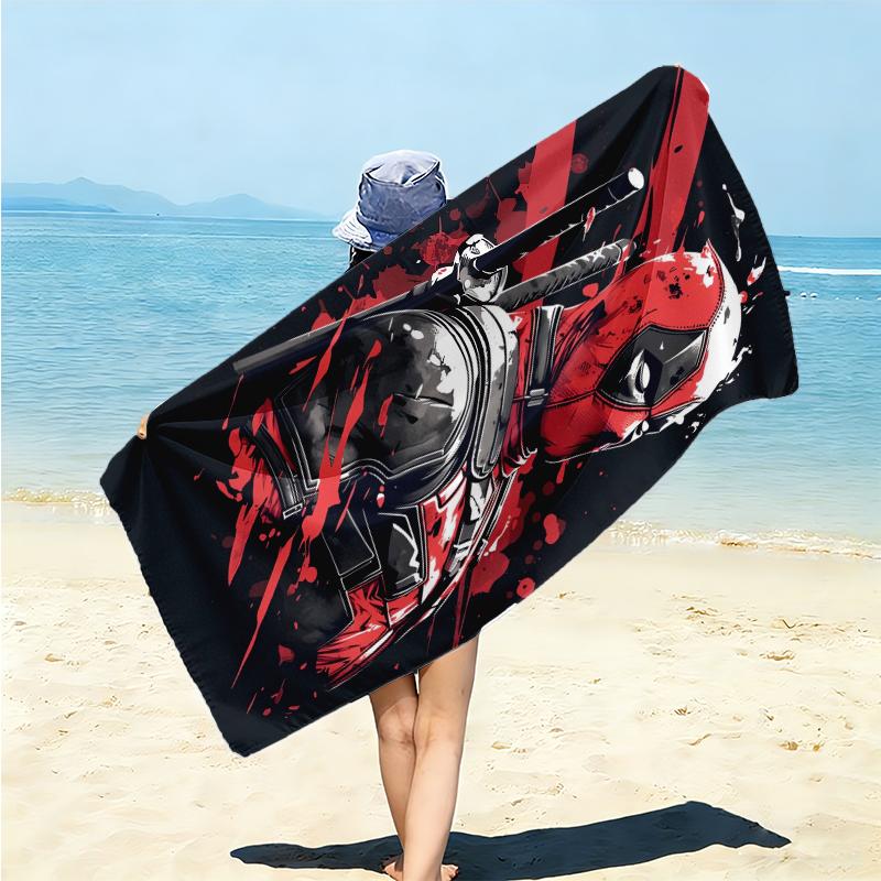 1Pc Dark Hero Unveiled Beach Towel Microfiber Beach Towel Thin Absorbent For Beach Swimming Yoga Bath Sports 0917176