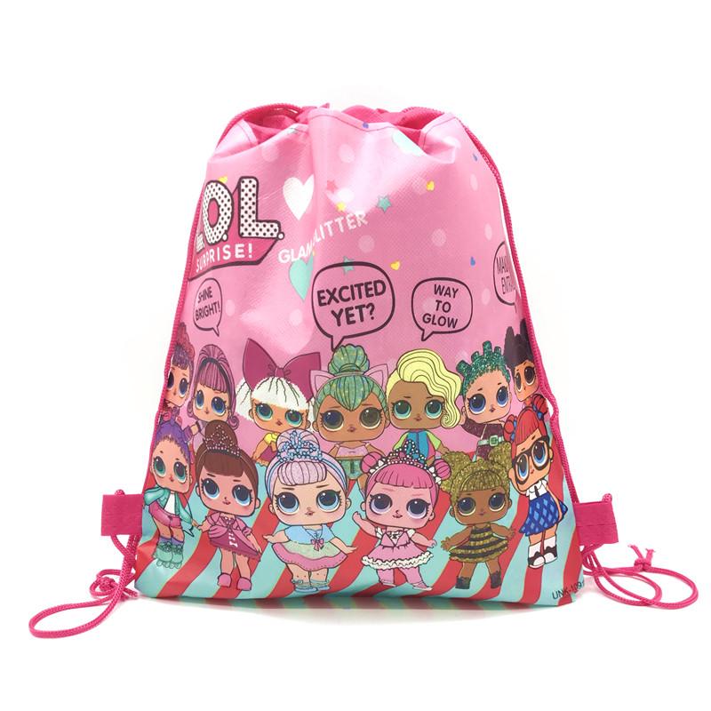 Surprise Doll Birthday Theme Decorations Backdrop Baby Shower Suppl Lol Party Cake Topper Balloon Paper Banner Plates Cups for Round Sensory Durable