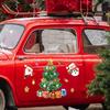 Christmas Magnets for Fridge Santa Claus Tree Elk Bell Winter Stickers Magnetic Christmas Decorations for Whiteboard Kitchen