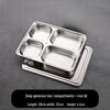 304 Stainless Steel Divided Meal Tray