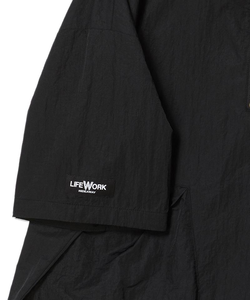 LIFEWORK Nylon Snap Pocket Short Sleeve Anorak