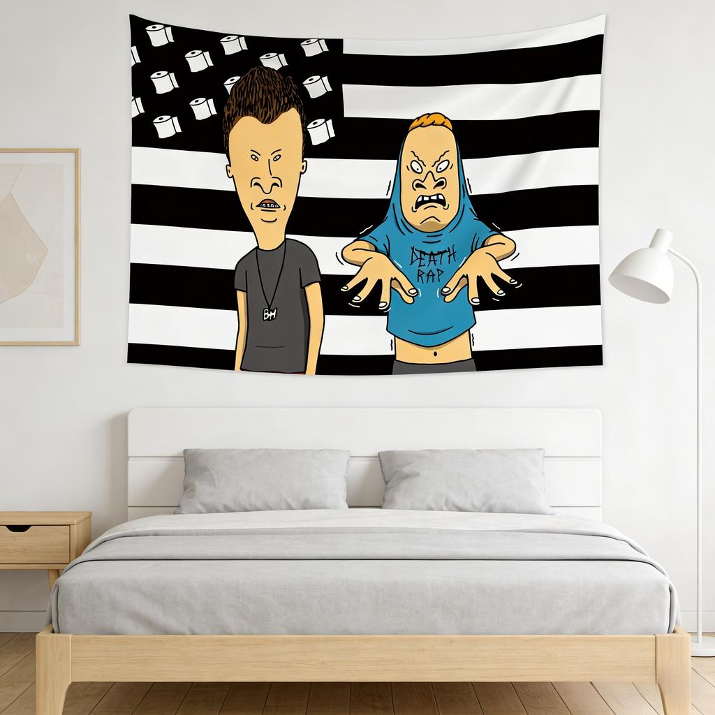 Personalized American Style Tapestry Fashion Decor Reusable Durable High Quality MultiSize Flat Print Design