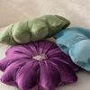 Sunflower Shaped Decorative Throw Pillow Flower Design Cushion Soft Plush Fabric for Sofa Bedroom Living Room Minimalist Style